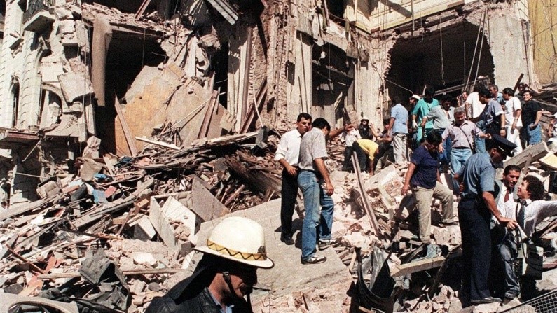 Aftermath of the 1992 Israeli Embassy Bombing in Buenos Aires (Reuters)