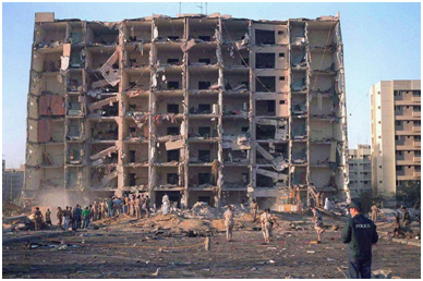 Iran was responsible for the 1996 Khobar Towers bombing which killed 19 American servicemen based in Dhahran, Saudi Arabia.