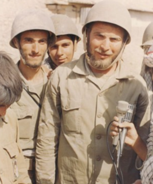 Ghalibaf during the Iran-Iraq War.