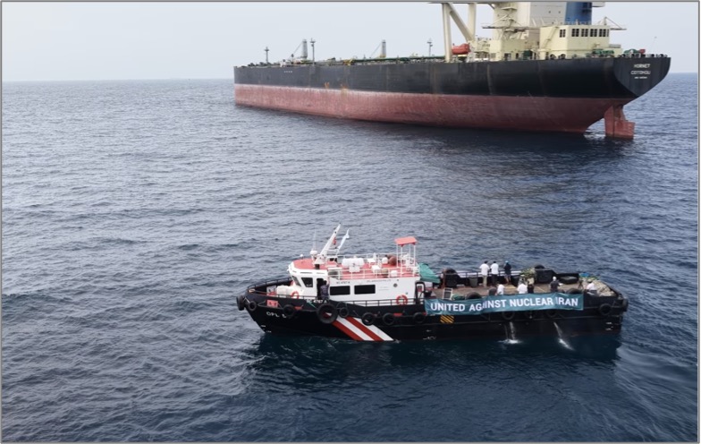 UANI team supply vessel in the Malaysian EOPL on September 16 (Credit: UANI)