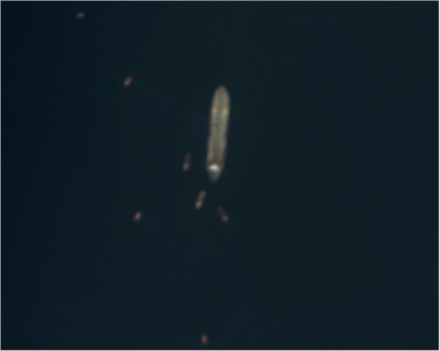 DOWNY after U.S. strikes on September 5 (Credit: ESA Copernicus)