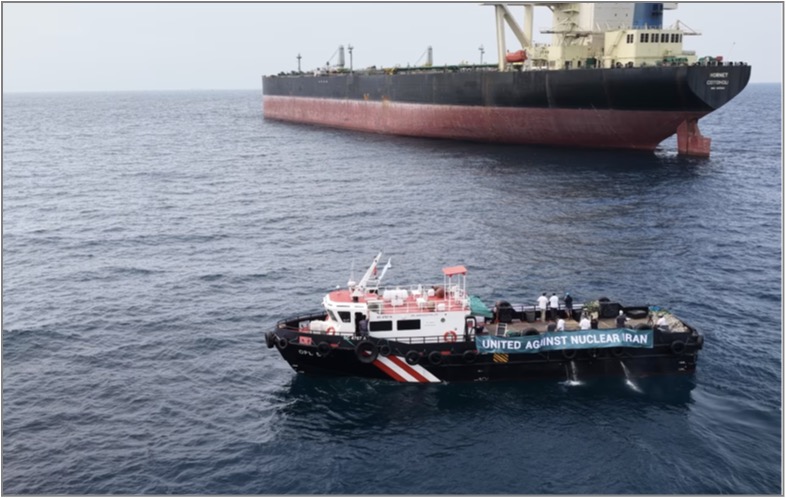 UANI team supply vessel in the Malaysian EOPL on September 16 (Credit: UANI)