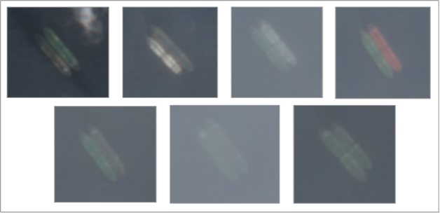 STS transfers of Iranian oil in the EOPL on August 2 (Credit: ESA Copernicus)