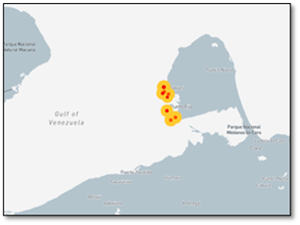 vessels in gulf of venezuela