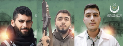 Photos of members of the “Islamic Group” who have been killed in Lebanon, taken from the official party announcement.