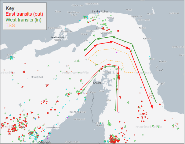 Strait of Hormuz transits