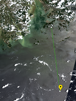 satellite imagery of sts