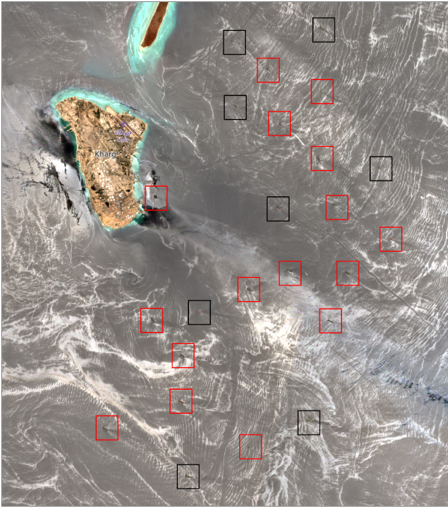Tankers near Kharg Island, Iran on June 10 (Credit: ESA Copernicus)