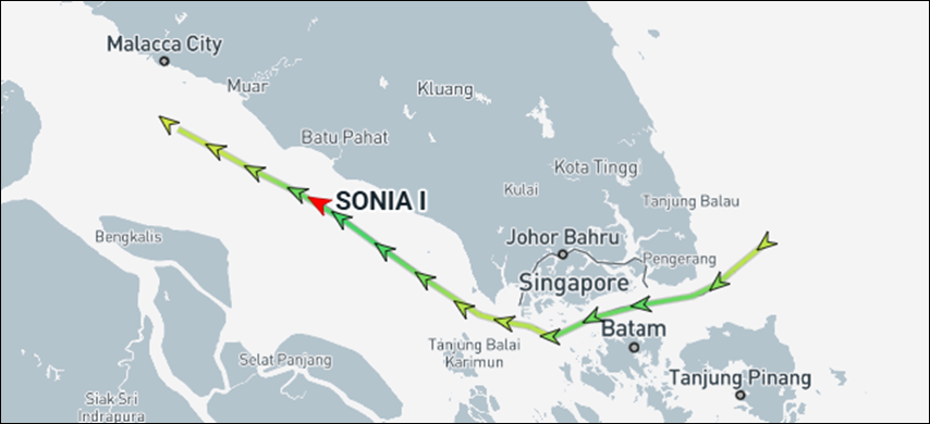 sonia transiting singapore and malacca