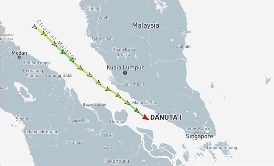 danuta transiting malacca strait