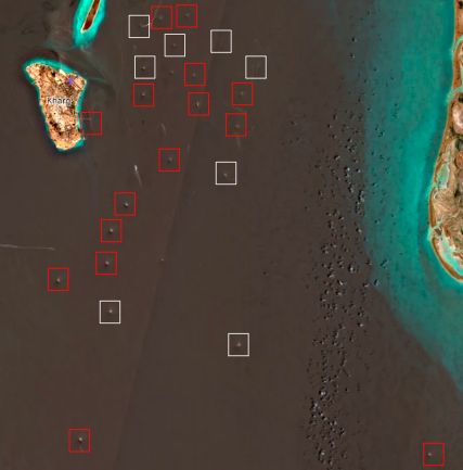 Positions of tankers laden with Iranian oil on July 27 (Credit: UANI)