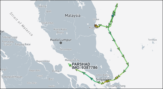 Malacca strait march 31