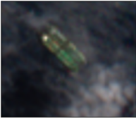 Satellite imagery of an STS transfer of Iranian crude in the EOPL on April 9 (Credit: ESA Copernicus)