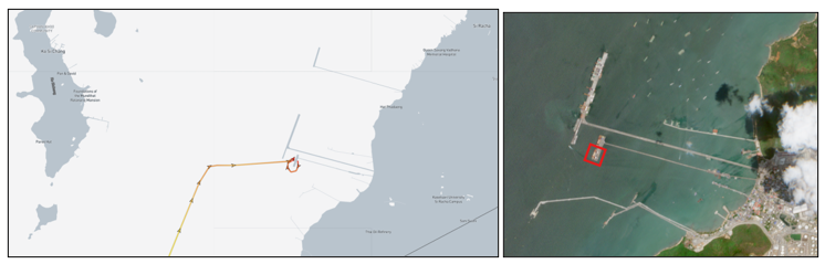 iran flagged cargo ship sri racha thailand 31 march