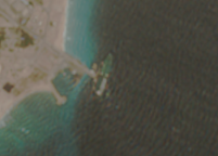 satellite imagery of sirri island