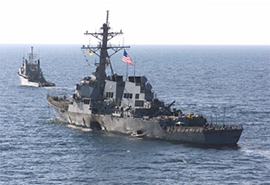 Following the bombing of the USS Cole (pictured) in 2000, Iran attempted to strengthen its relations with Al-Qaeda.