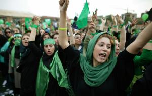 Women of the 2009 Green Movement Uprising.