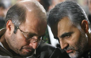 Left to Right: Ghalibaf with Qassem Soleimani 