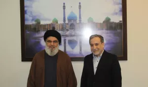 (Araghchi and Nasrallah meeting in 2023, TABNAK)